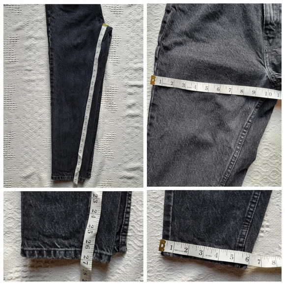 Zara , High-Rise, Mom Leg Ankle Rigid Relaxed Fit Denim Jean - Picture 10 of 10